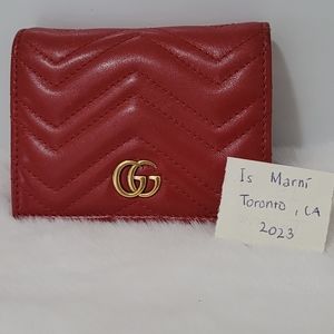 Gucci GG Marmont Card Case Wallet